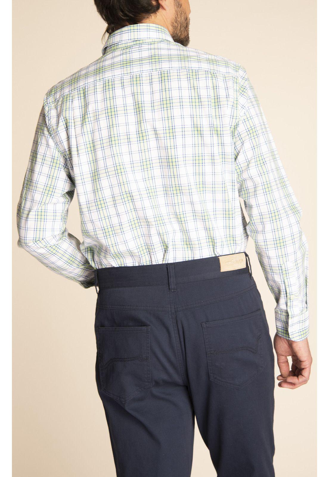Camisa Algodón Orgánico Hombre Lighter Verde-7