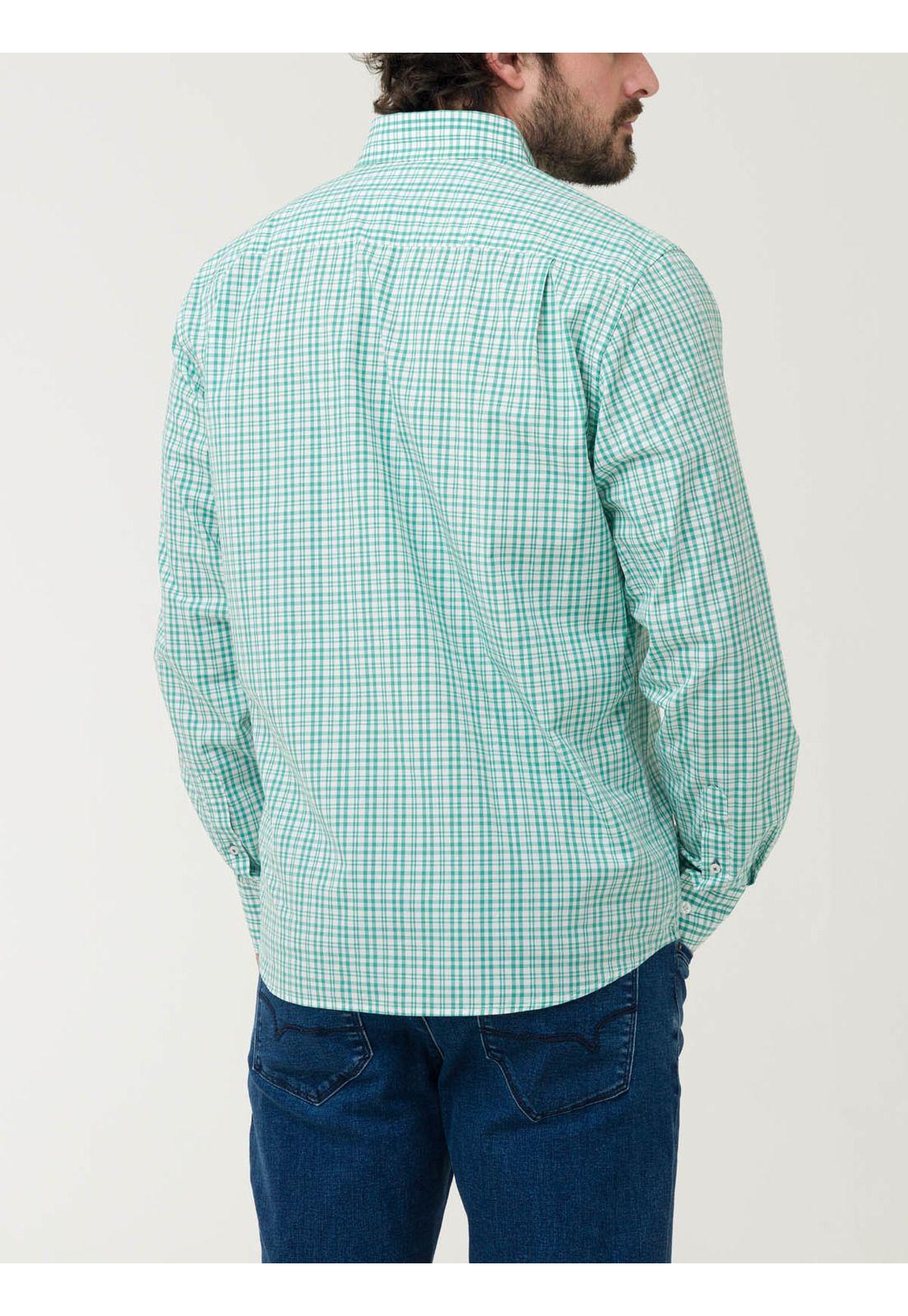 Camisa Algodón Orgánico Hombre Lighter Verde-5