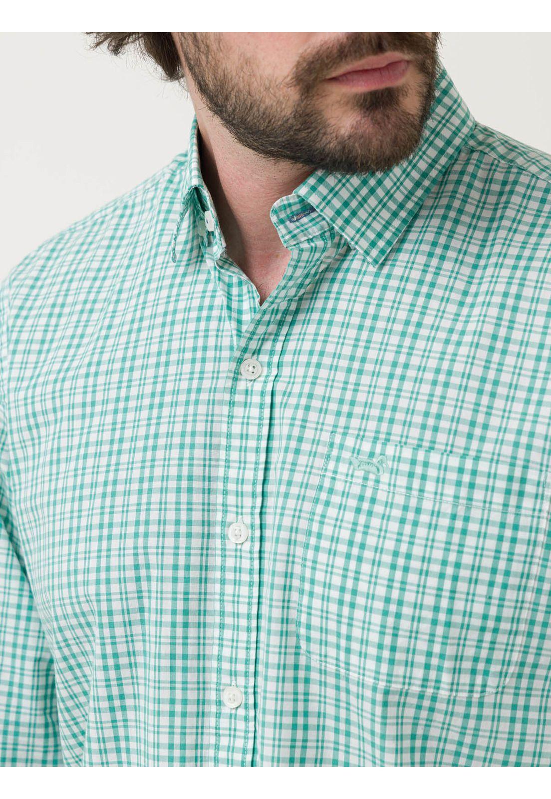 Camisa Algodón Orgánico Hombre Lighter Verde-6