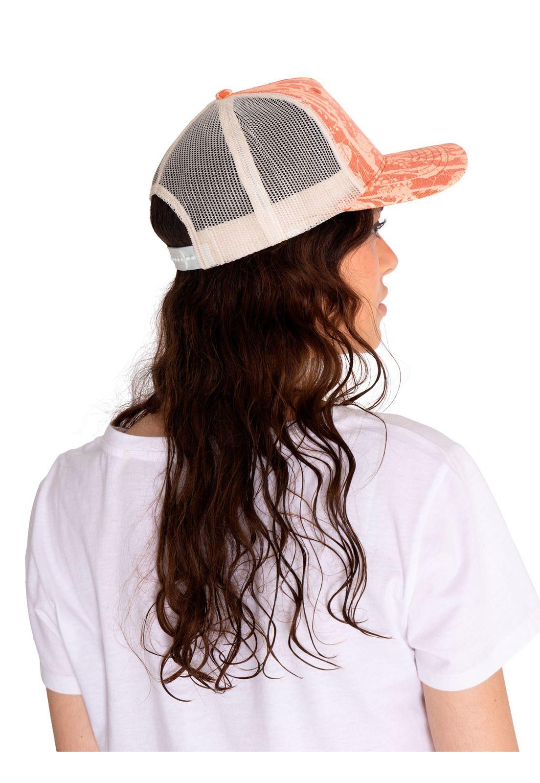 Jockey Beige 6 Panel Trucker Mujer-1