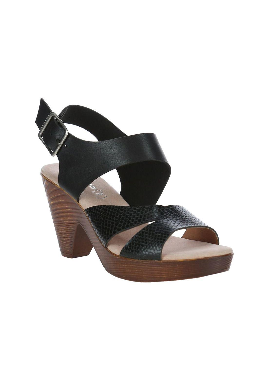 Sandalia Mujer Shere Negro-1