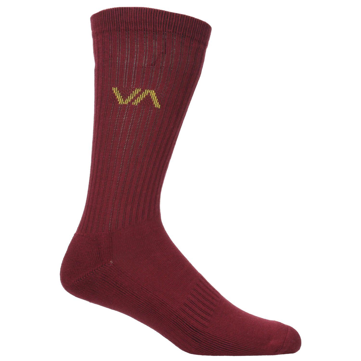 Pack 2 Calcetines Hombre 2Pk Basic Crew M Burdeo-0