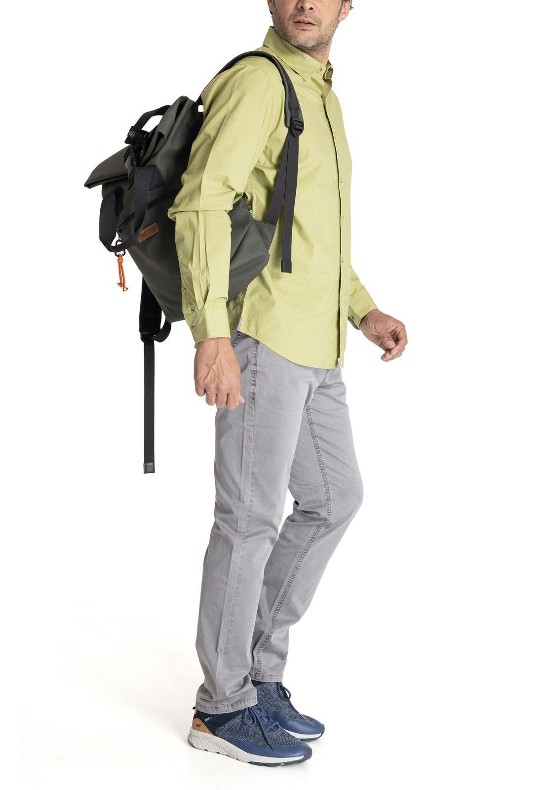 Camisa M/L Hombre Trento Verde-8