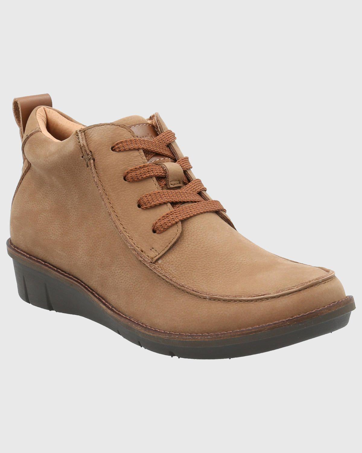 Botin Cuero Mujer Cheer Café-0
