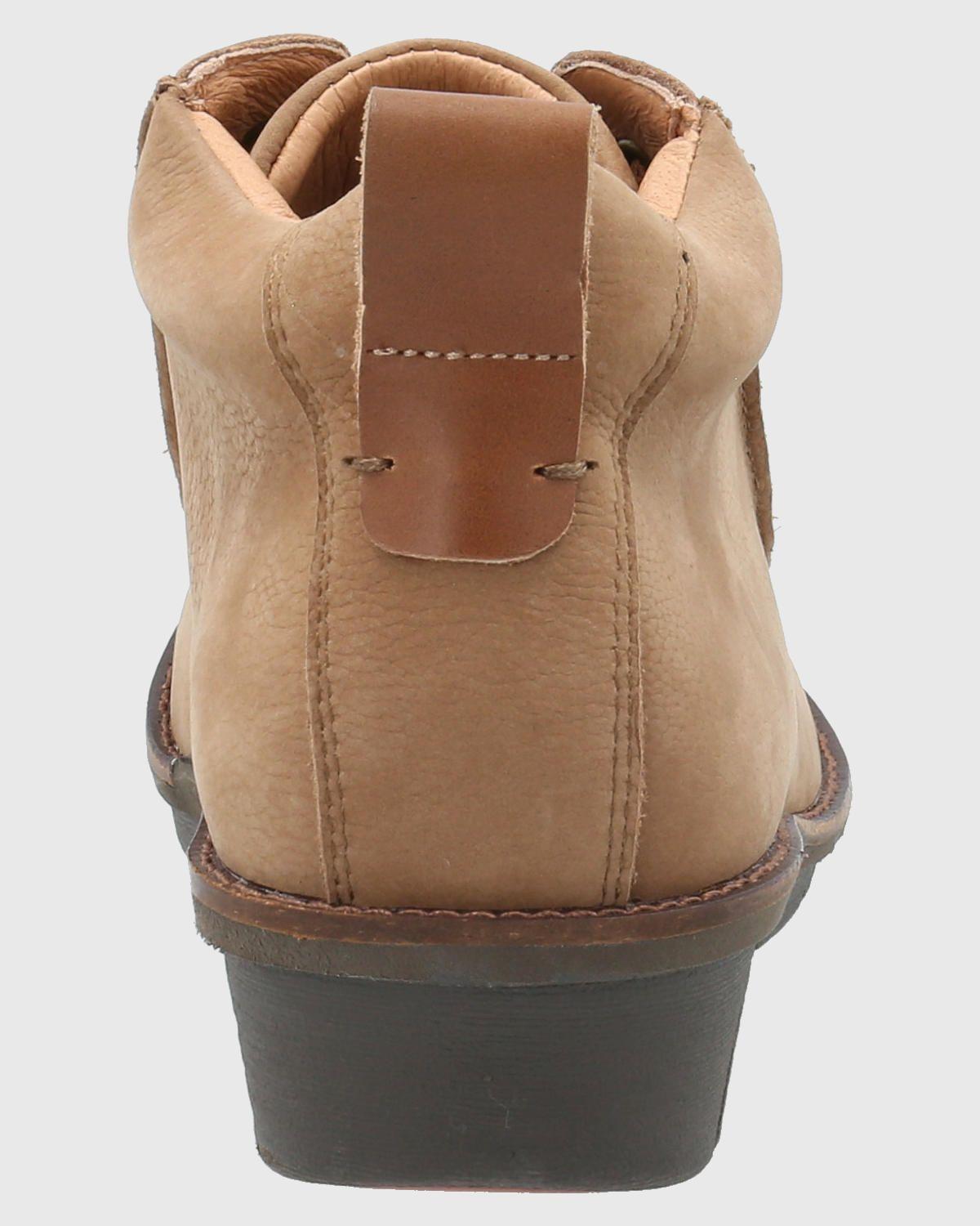 Botin Cuero Mujer Cheer Café-6