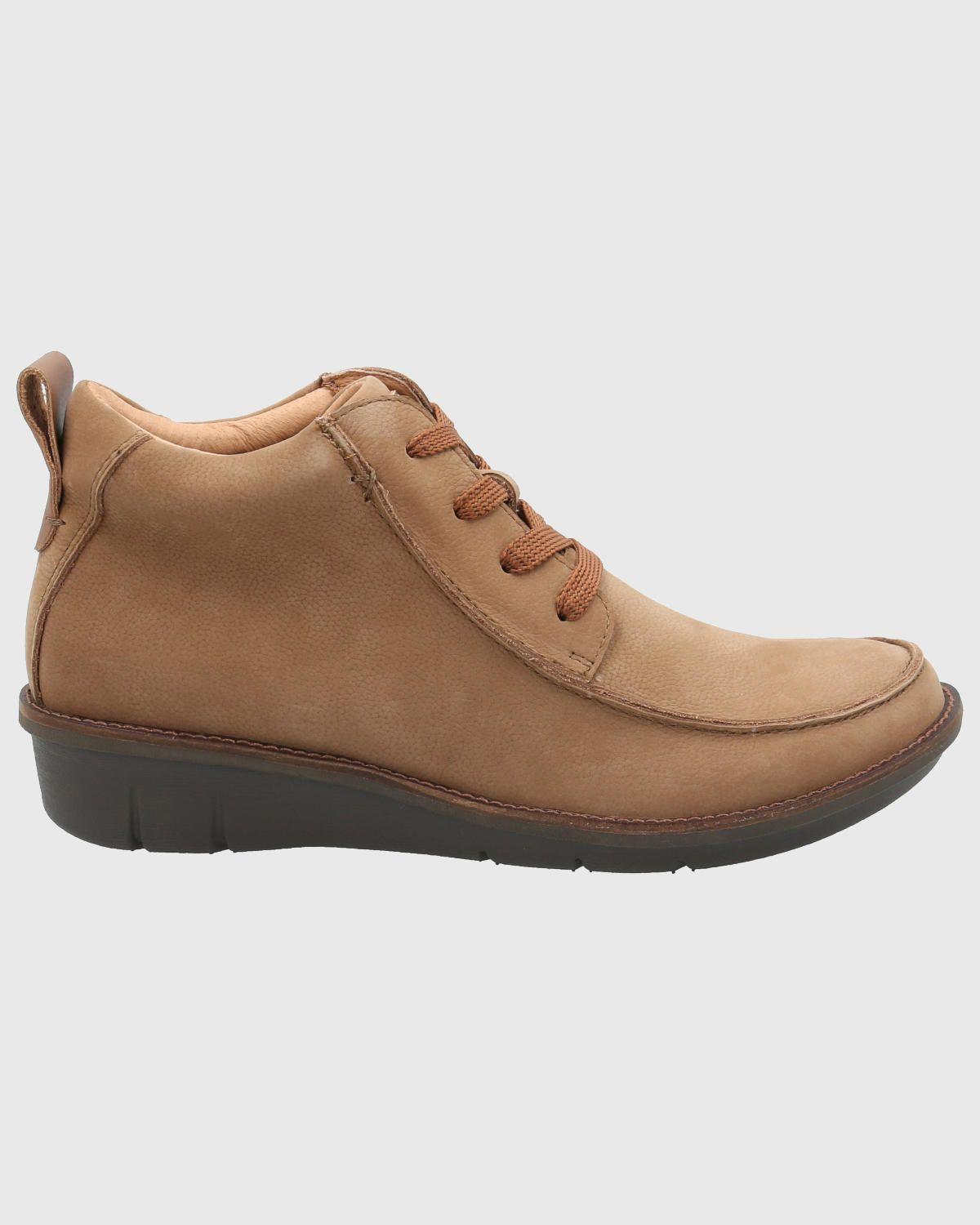 Botin Cuero Mujer Cheer Café-1