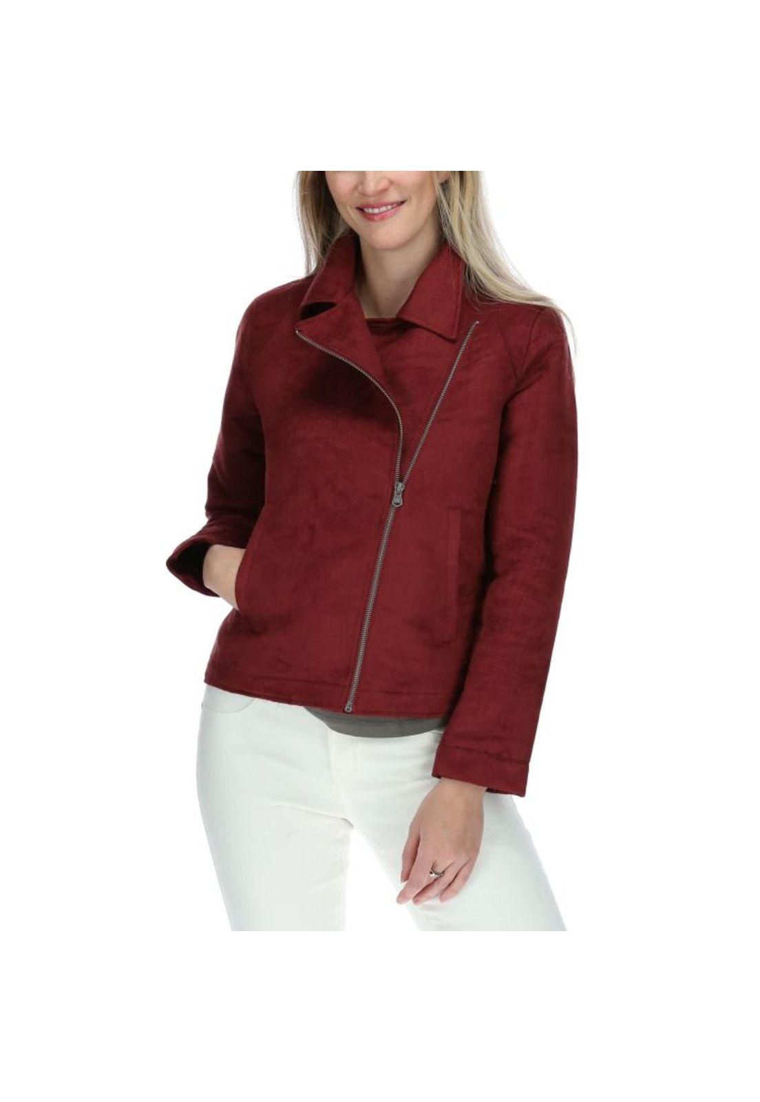 Chaqueta Mujer Chloe Jacket Burdeo-0