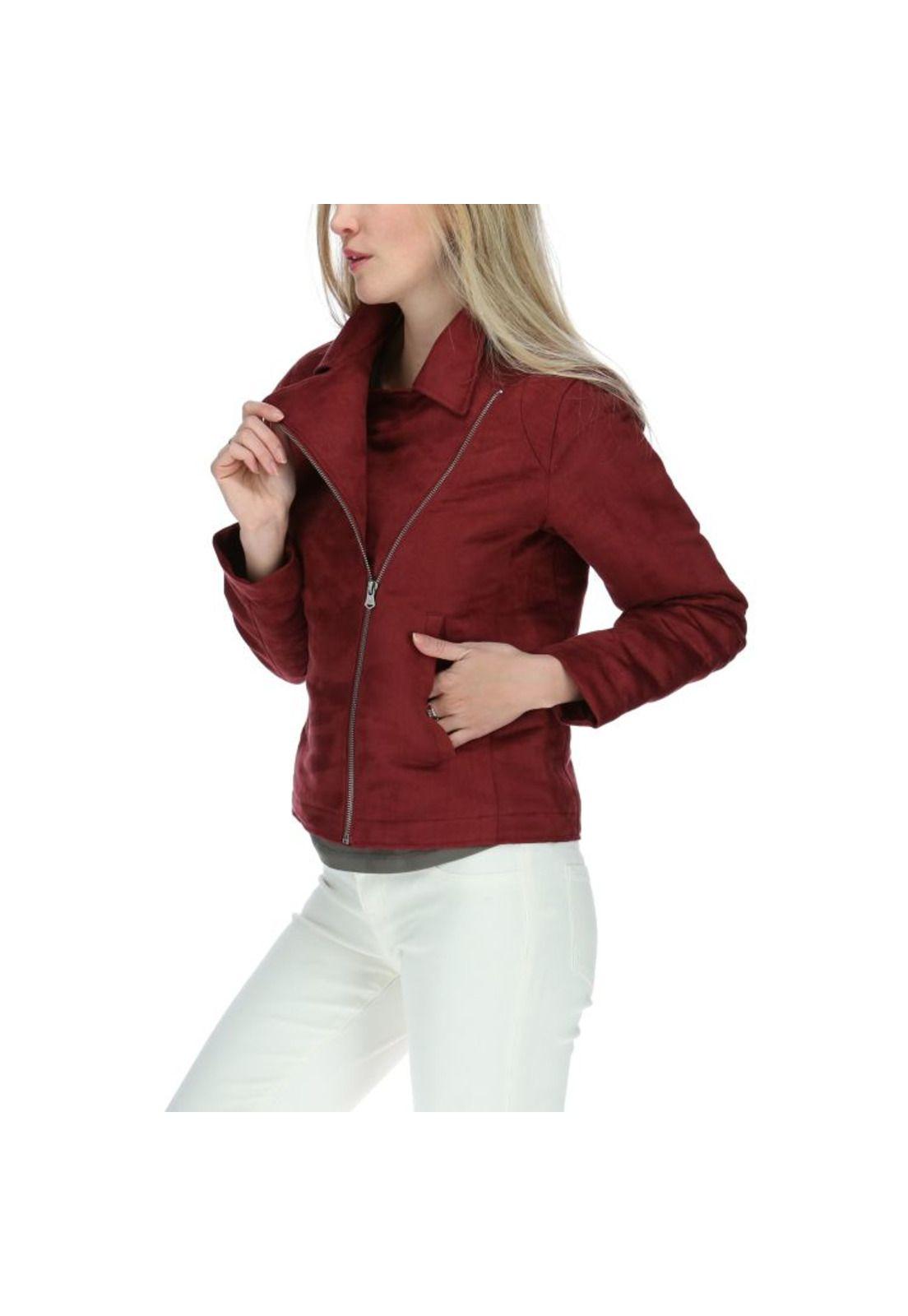 Chaqueta Mujer Chloe Jacket Burdeo-1