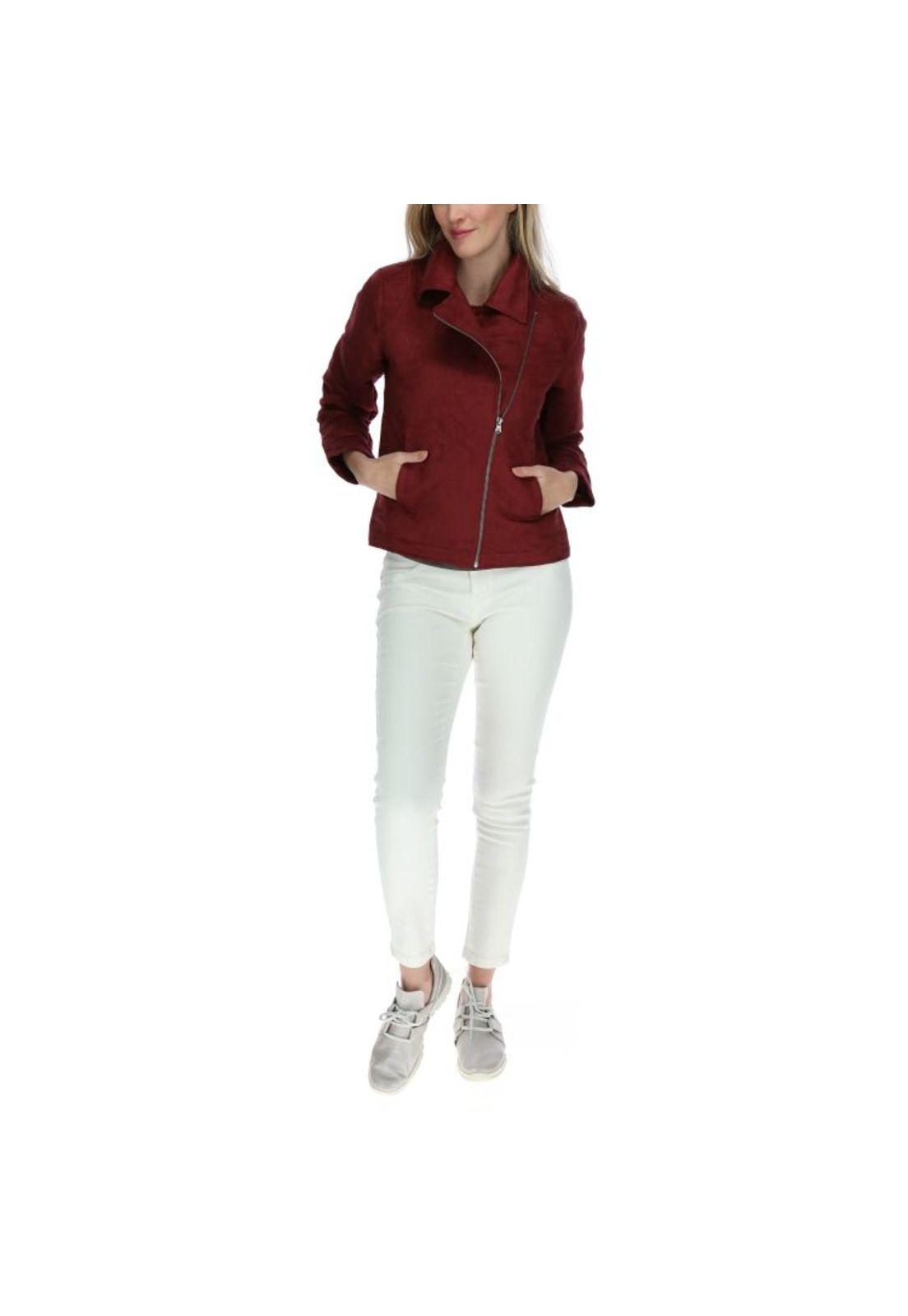 Chaqueta Mujer Chloe Jacket Burdeo-4