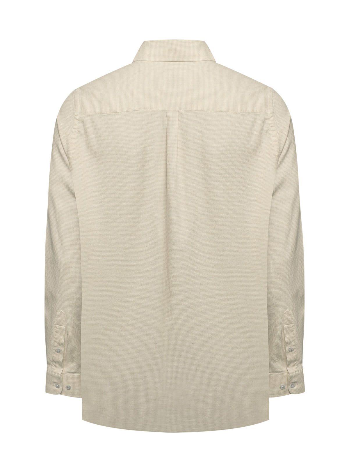 Camisa Algodón Hombre Flasquare Beige-1