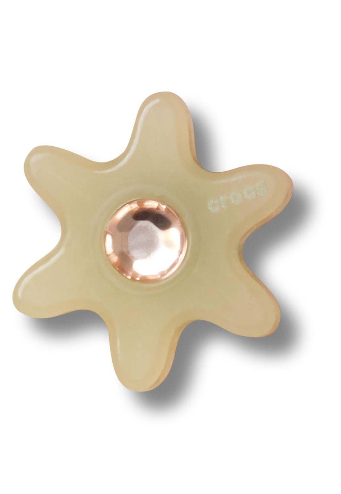 Jibbitz Flor Con Brillo Amarilla-0