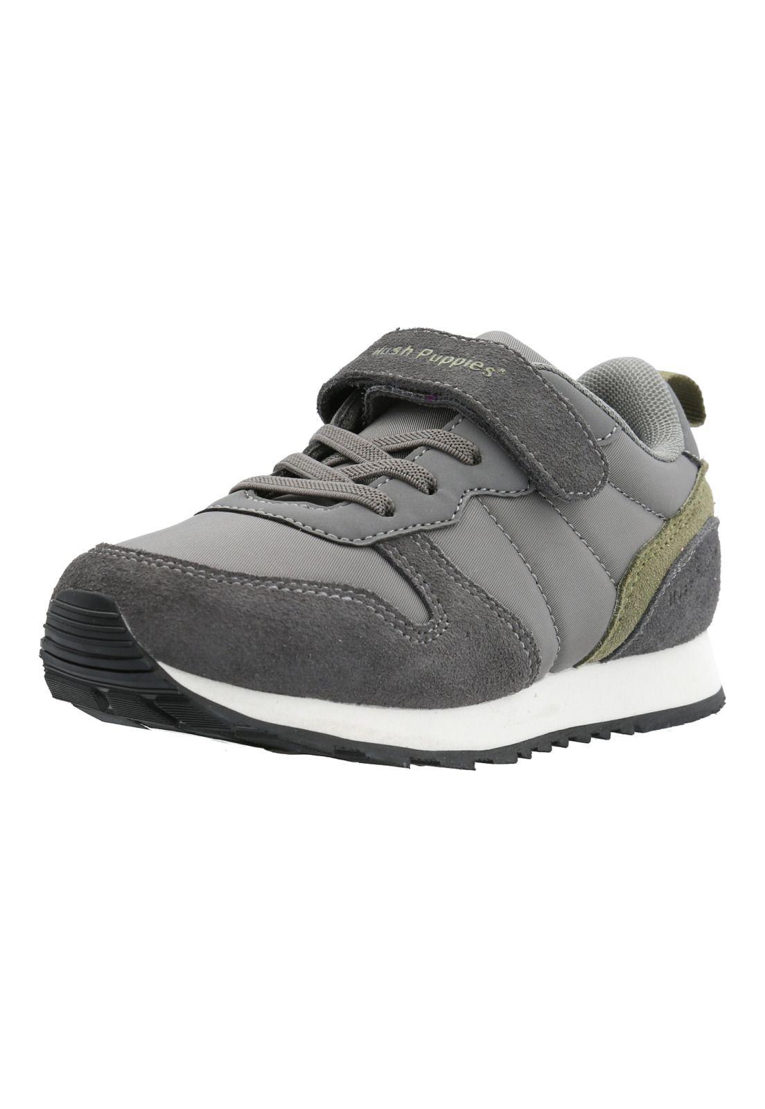 Zapatilla Cuero Janet-K Vl Niño Gris-5