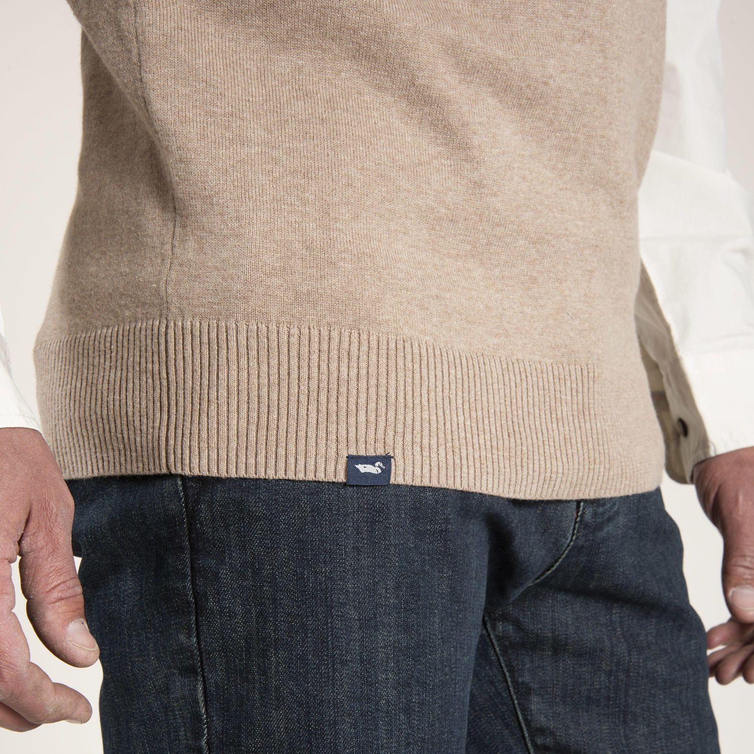 Sweater Algodón Vest Café Hombre Rockford-3