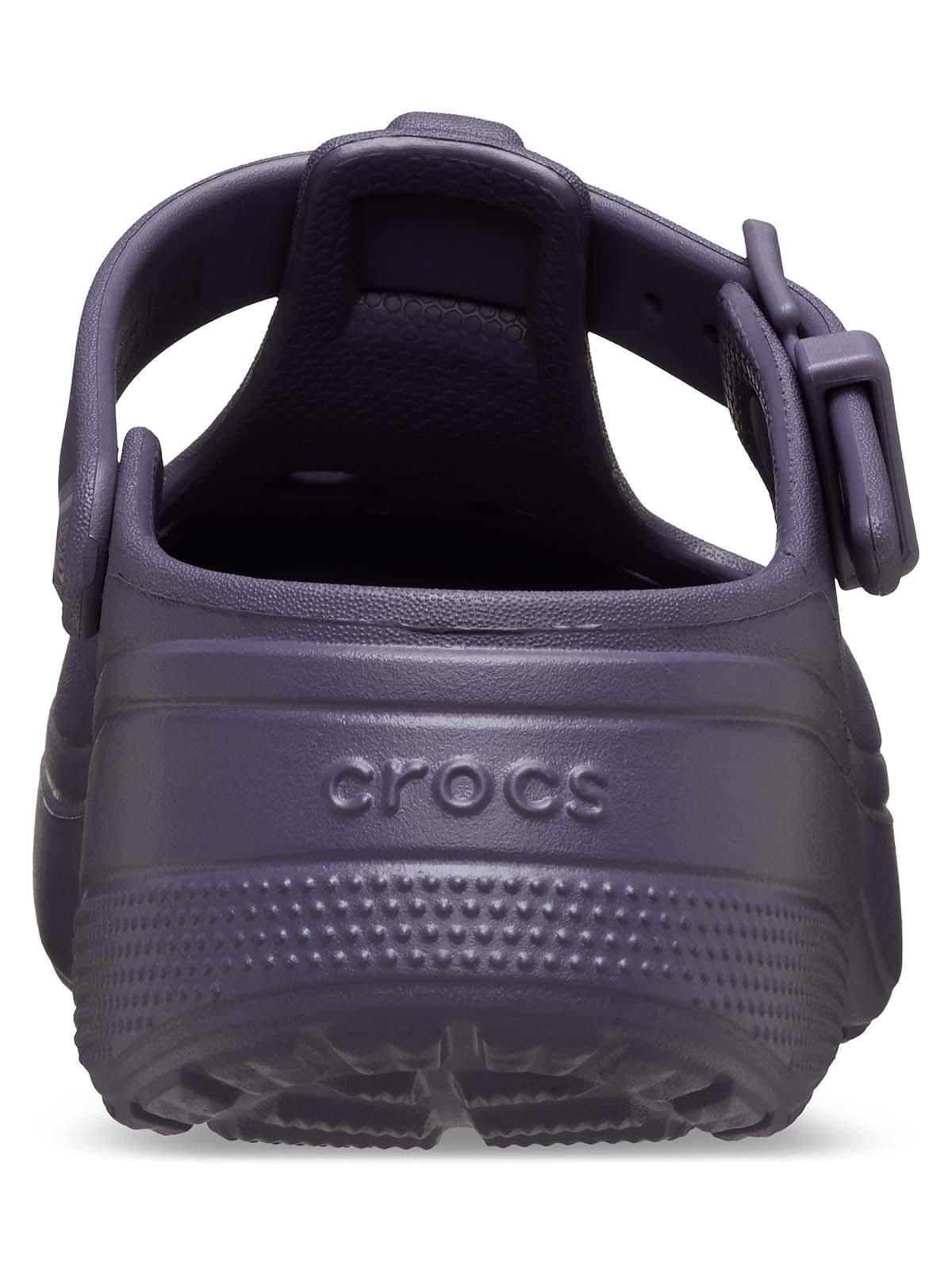 Zueco Crocs Mujer Mary Jane Morado Oscuro-7