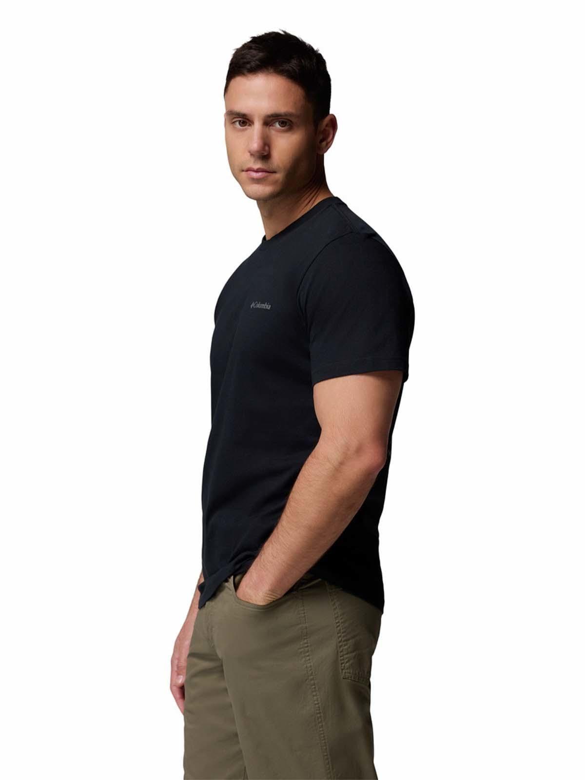 Polera M/C Hombre Rapid Ridge Back Negro-1