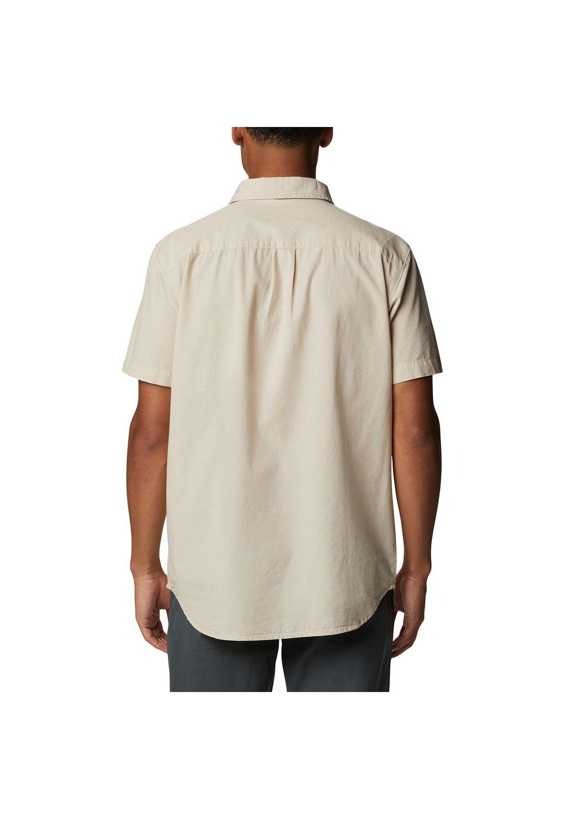 Camisa Manga Corta Hombre Scenic Ridge Wv Beige-4