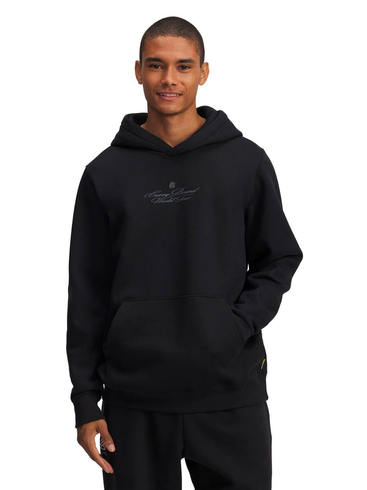 Polerón Basketball  Hombre Curry Splash tour Negro -0