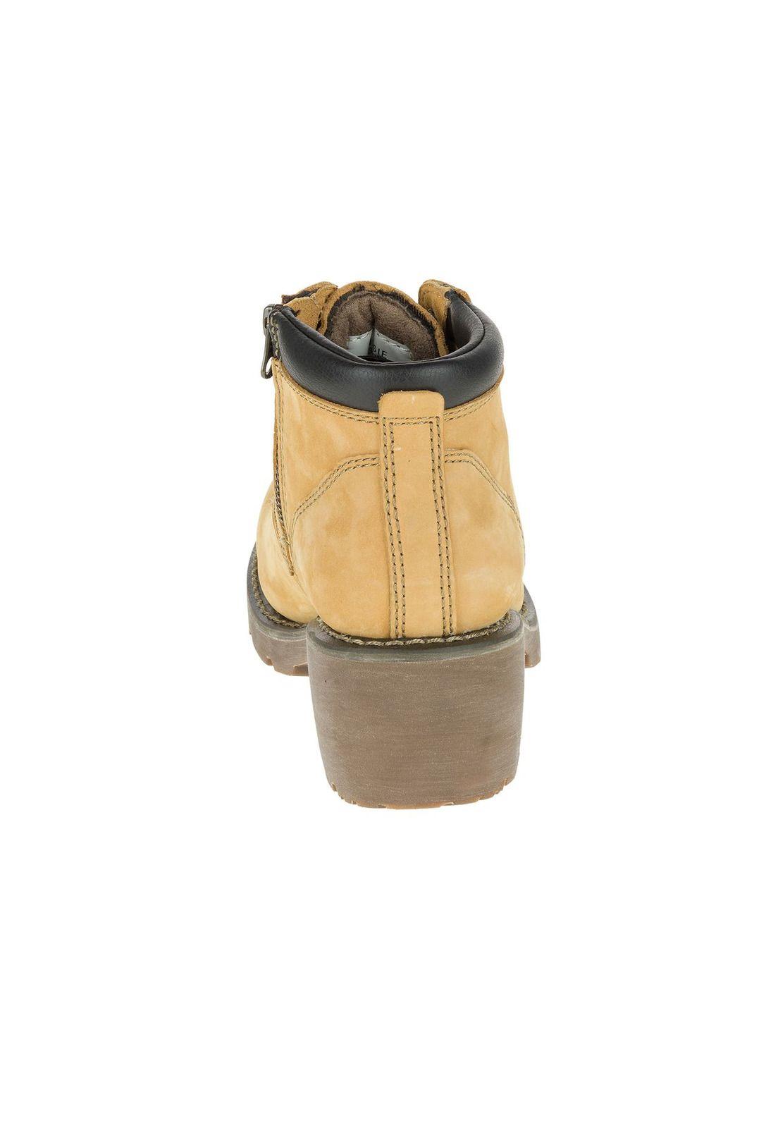 Botin Mujer Casual Kinsie Camel-4