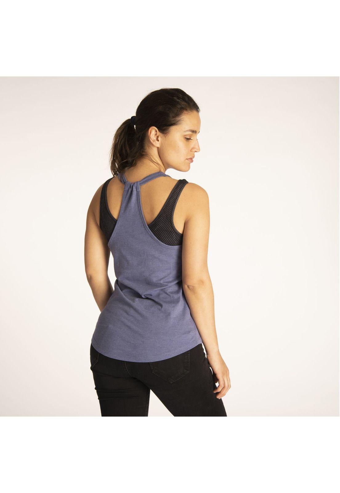 Polera M/C Mujer Pine Tee Morado-3