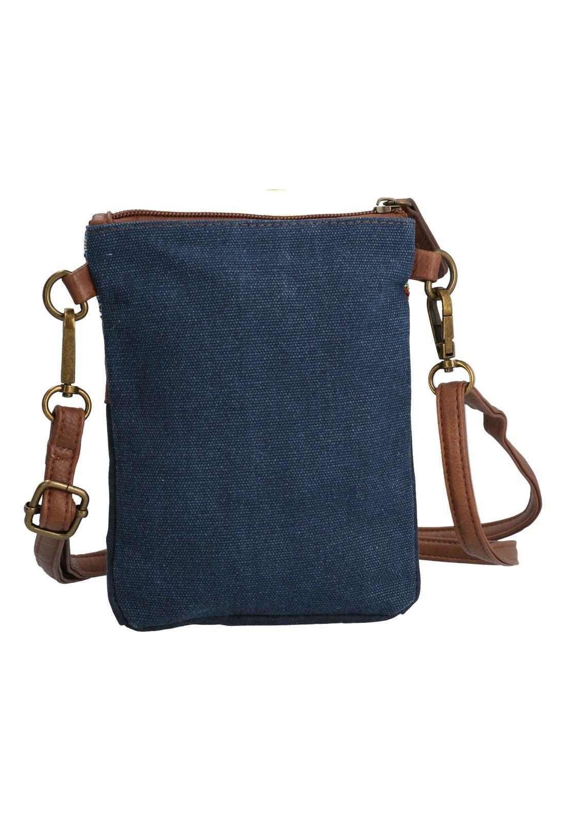 Cartera Azul Litza Cross Mujer-2