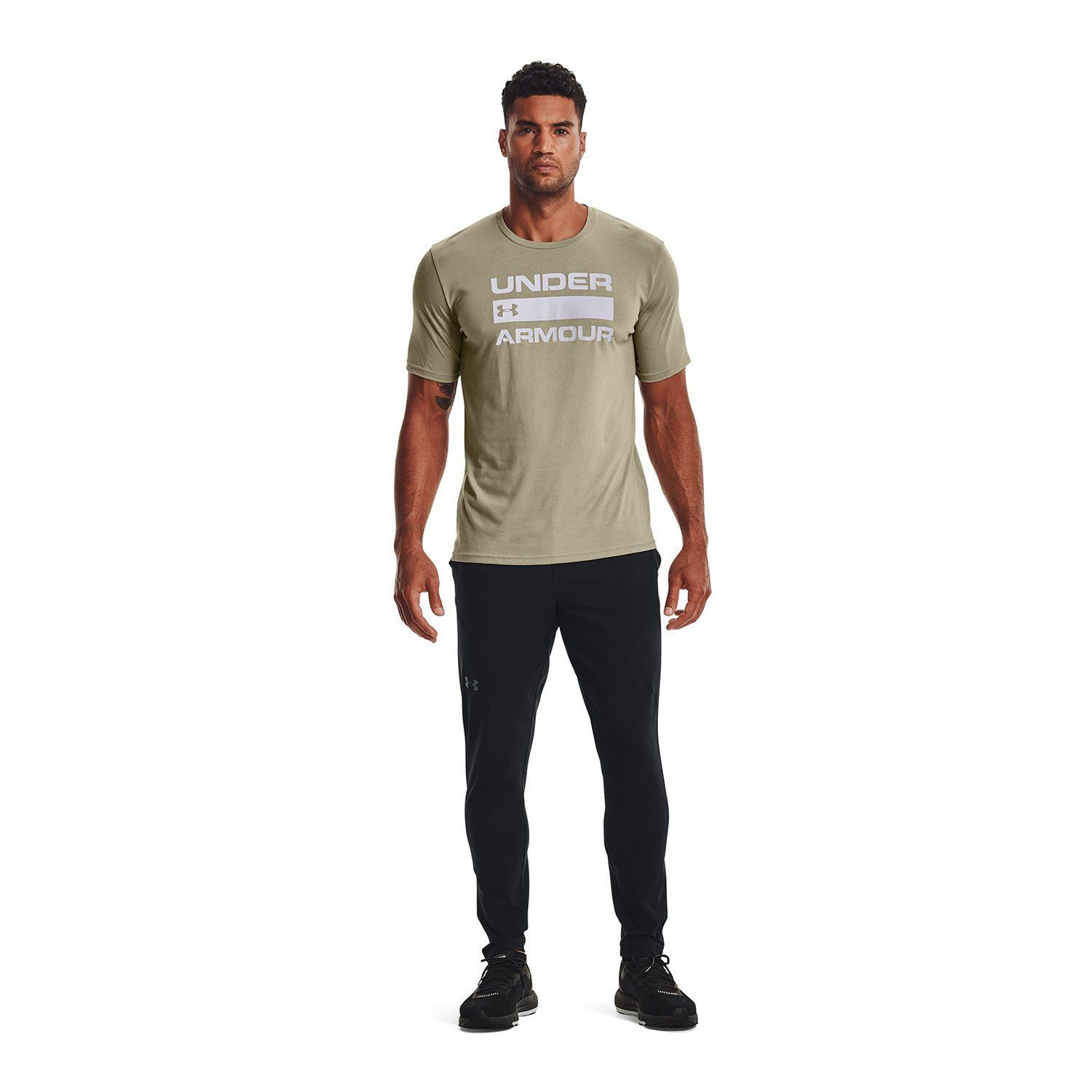 Polera Hombre Team Issue Wordmark Gris-4