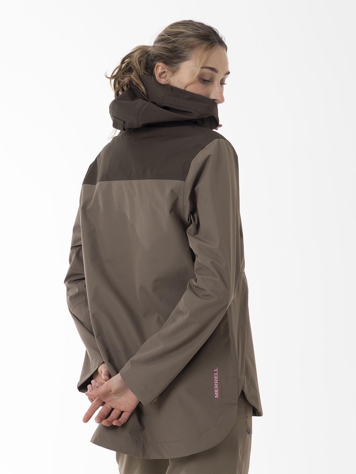 Impermeable Mujer Vera Shield Café-5