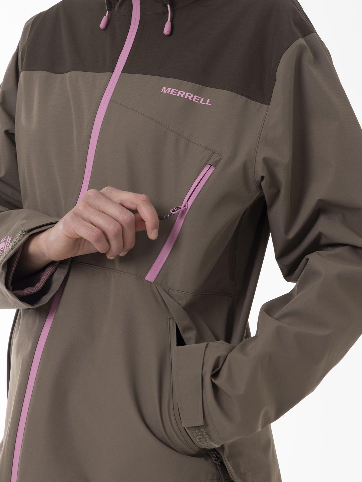 Impermeable Mujer Vera Shield Café-6