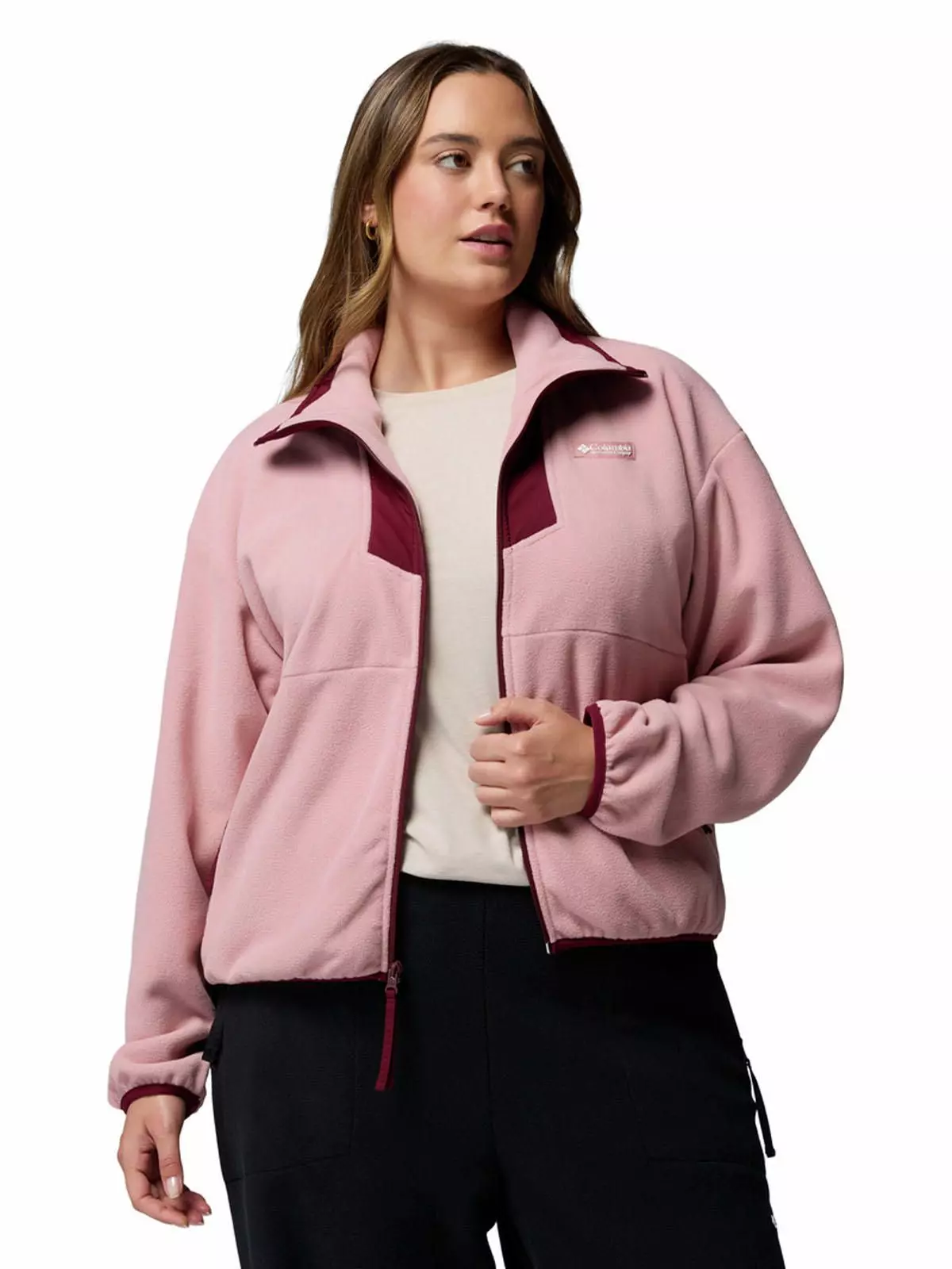 Polar Mujer Sequoia Grove Full Zip Rosado-1