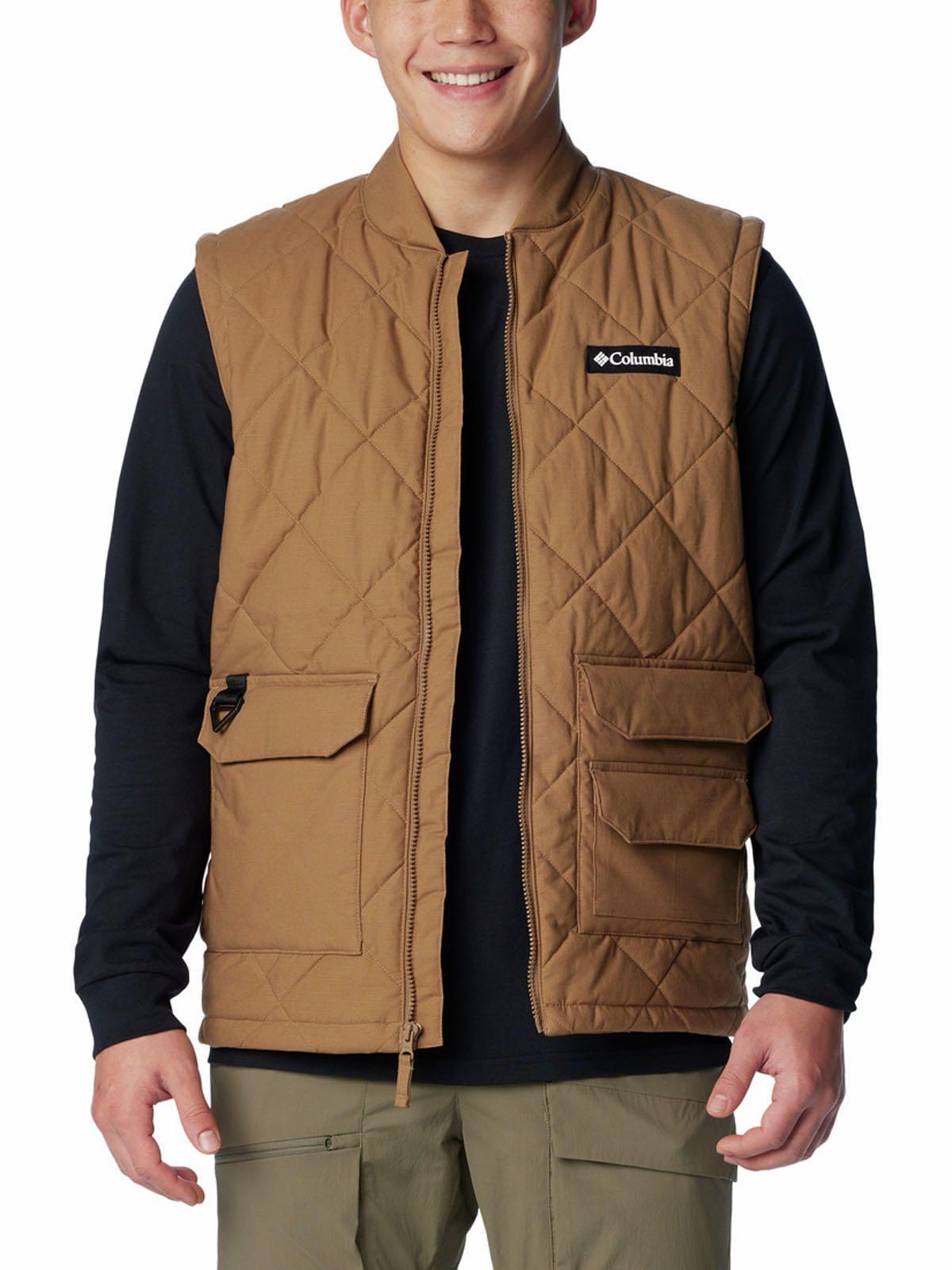 Parka Sin Mangas Hombre Rad Padded Café-4