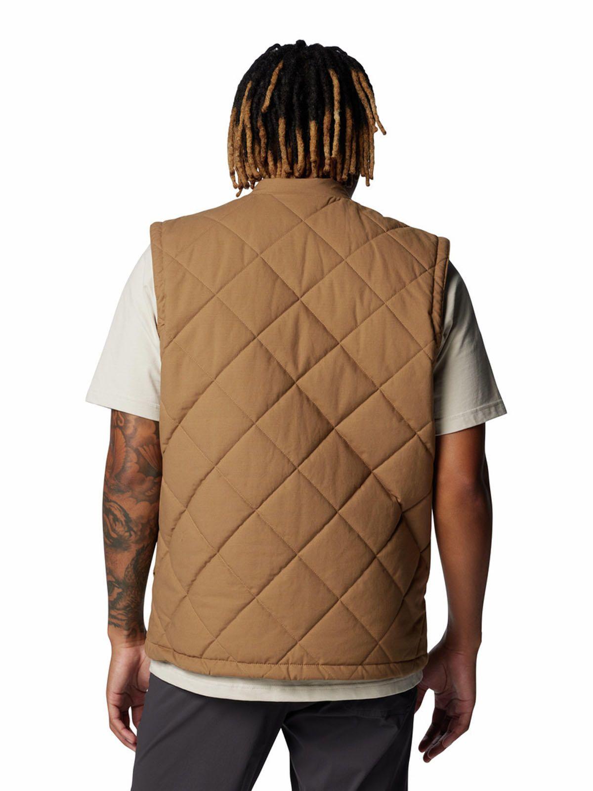 Parka Sin Mangas Hombre Rad Padded Café-5