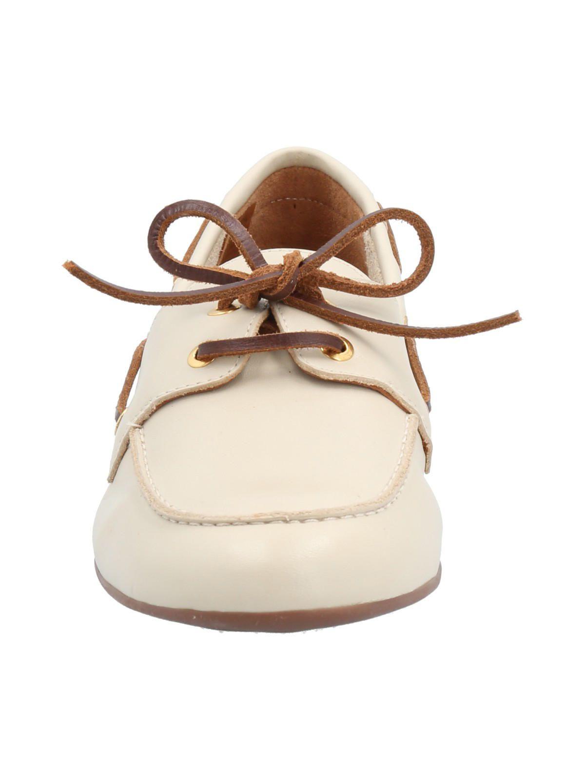 Mocasín Cuero Mujer Roberta Blanco-3