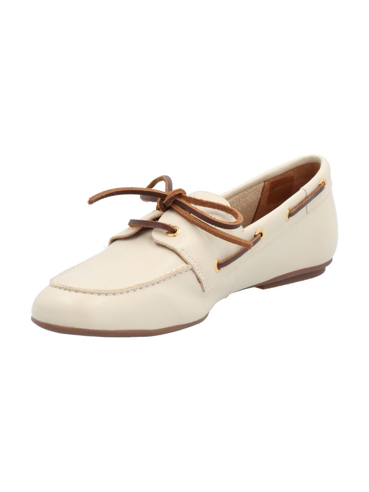 Mocasín Cuero Mujer Roberta Blanco-4