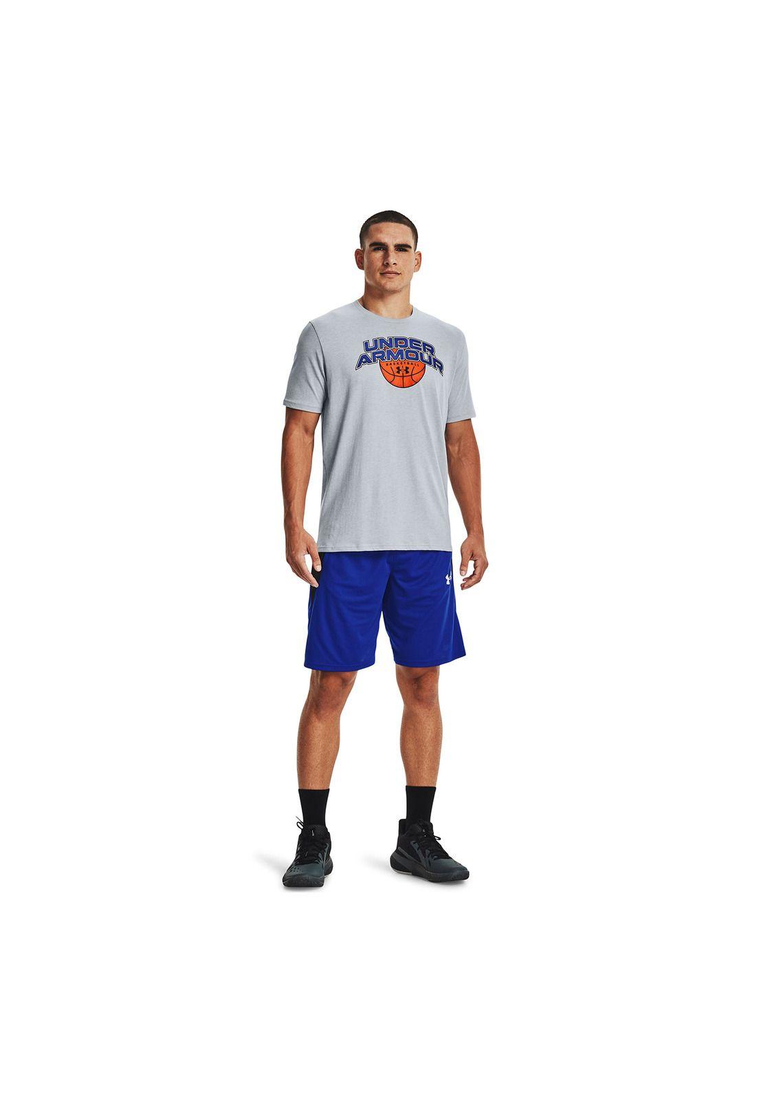 Polera Hombre Bball Branded Wrdmrk Gris-4