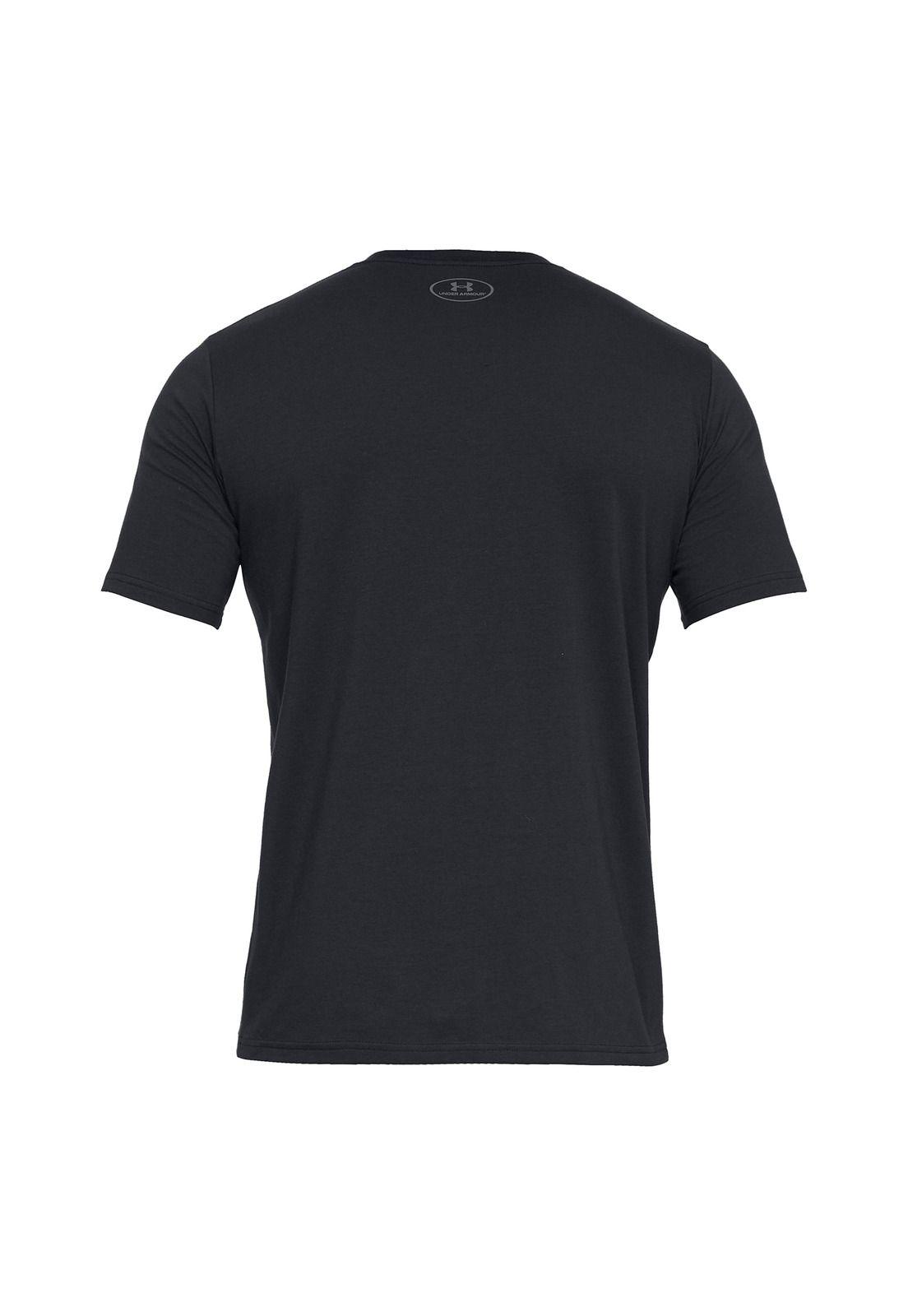 Polera M/C Hombre Ua Boxed Sports Negro-1