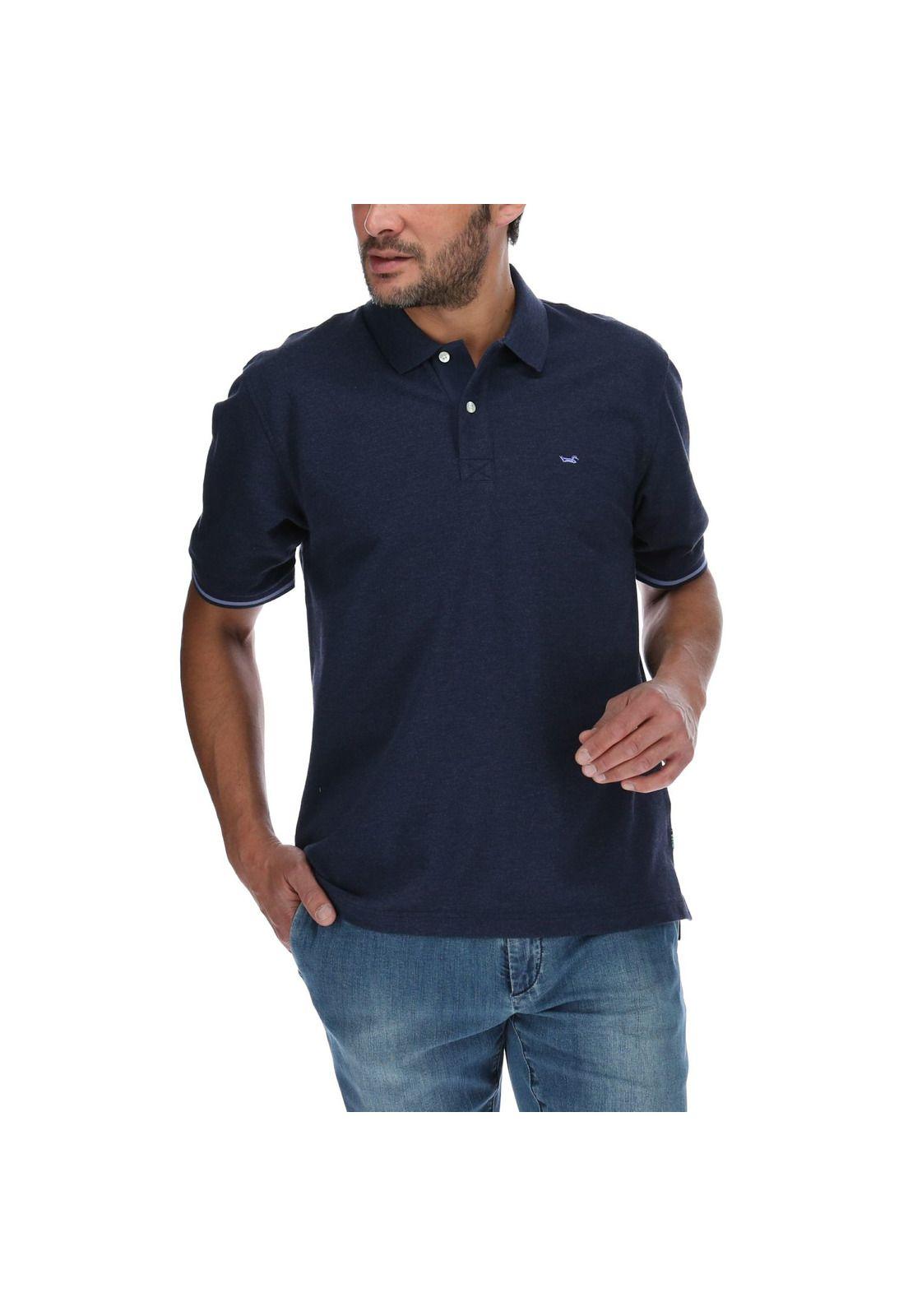 Polera Hombre Mitchell Azul-0