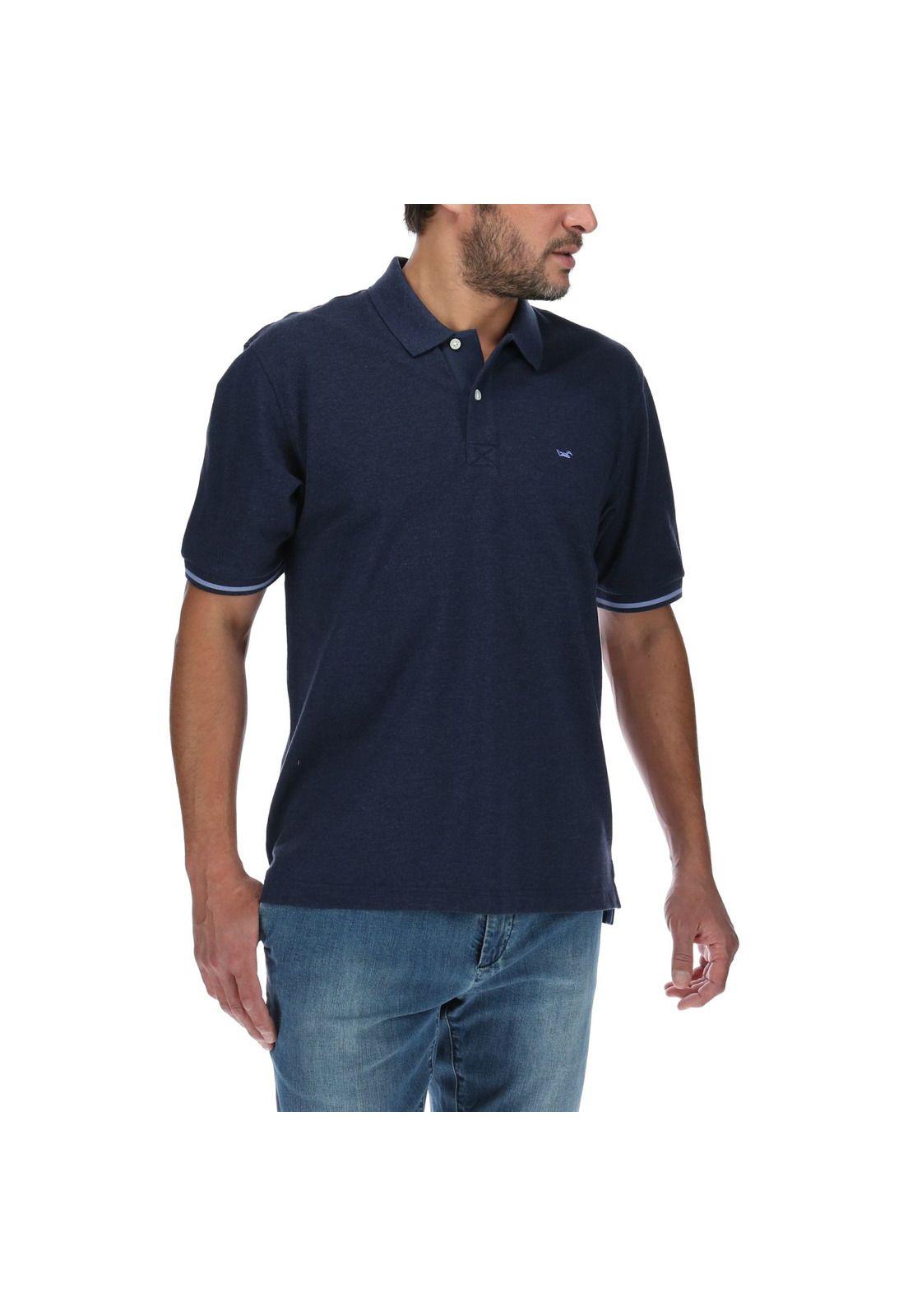 Polera Hombre Mitchell Azul-3