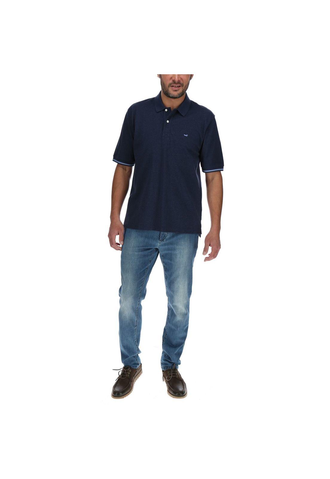 Polera Hombre Mitchell Azul-4