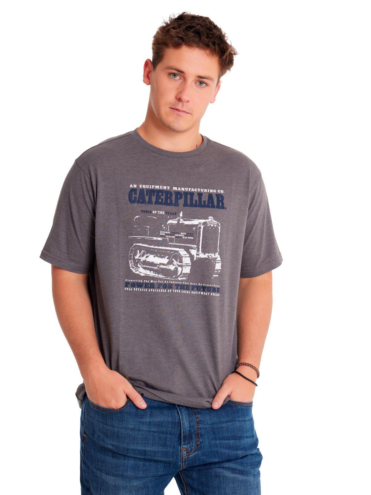 Polera Manga Corta Hombre His Tradition Graph8 Gris-0