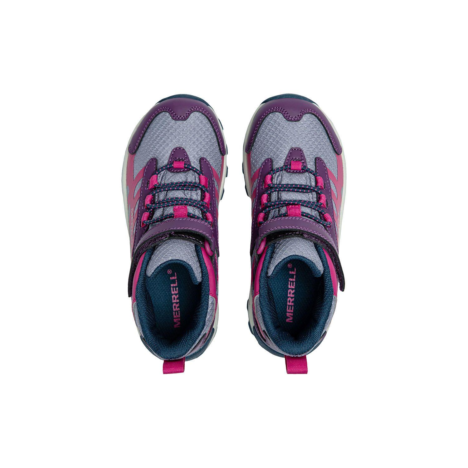 Botin Niña Moab Speed 2 Mid A/C Morado-5