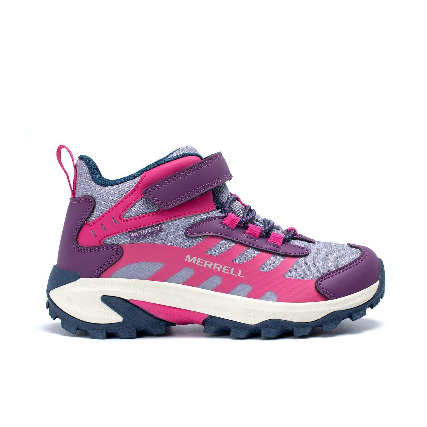 Botin Niña Moab Speed 2 Mid A/C Morado-0