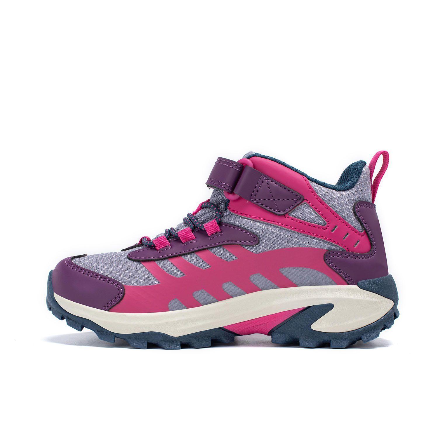 Botin Niña Moab Speed 2 Mid A/C Morado-1