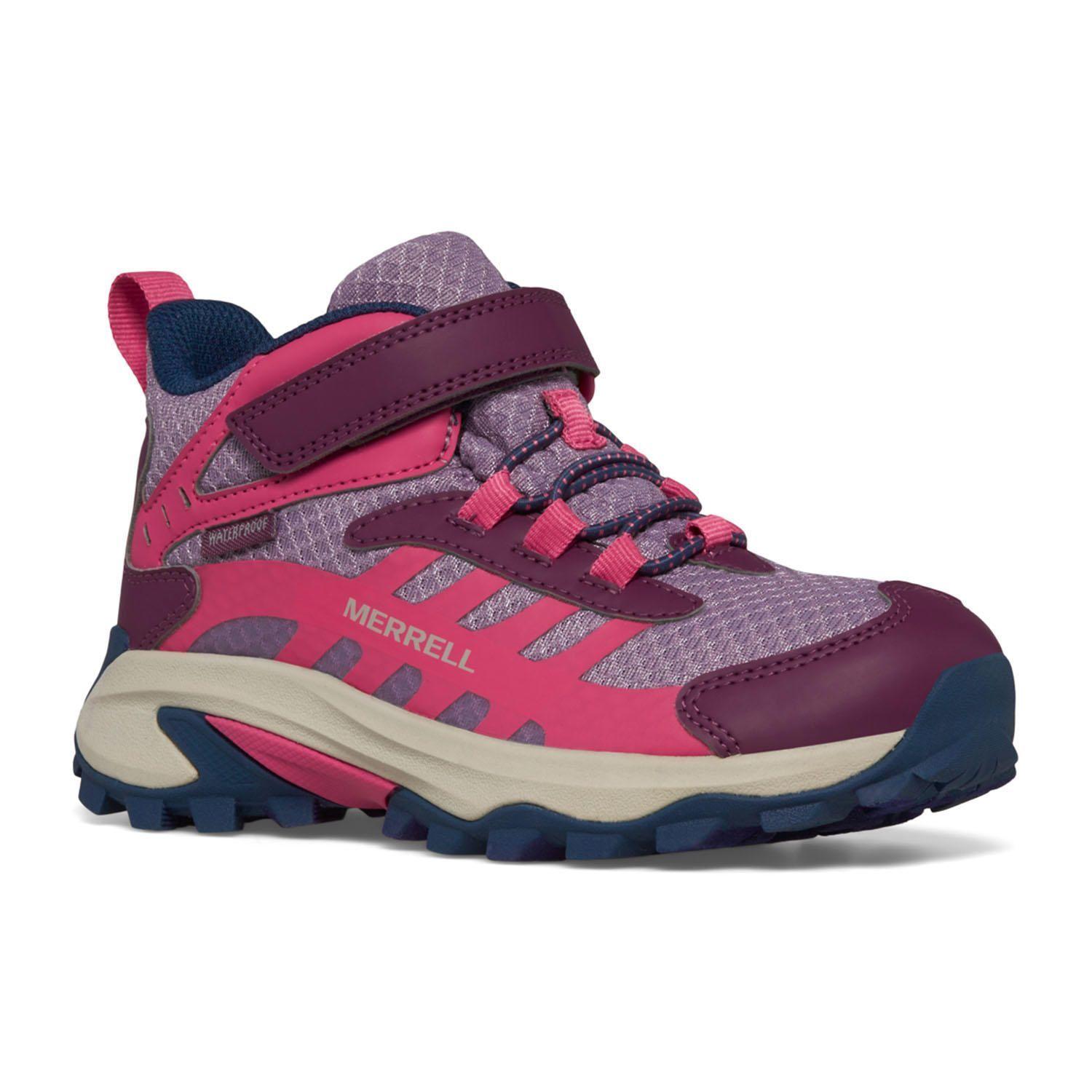 Botin Niña Moab Speed 2 Mid A/C Morado-3