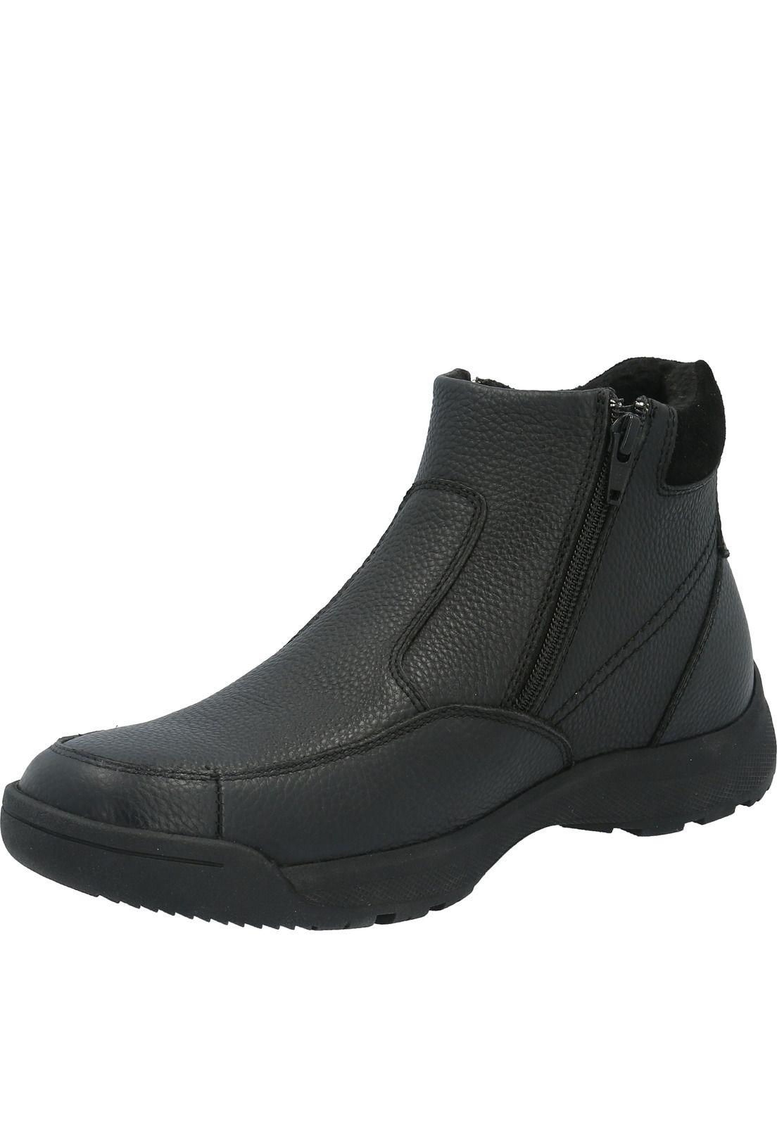 Botin Cuero Hombre Chief Negro-3