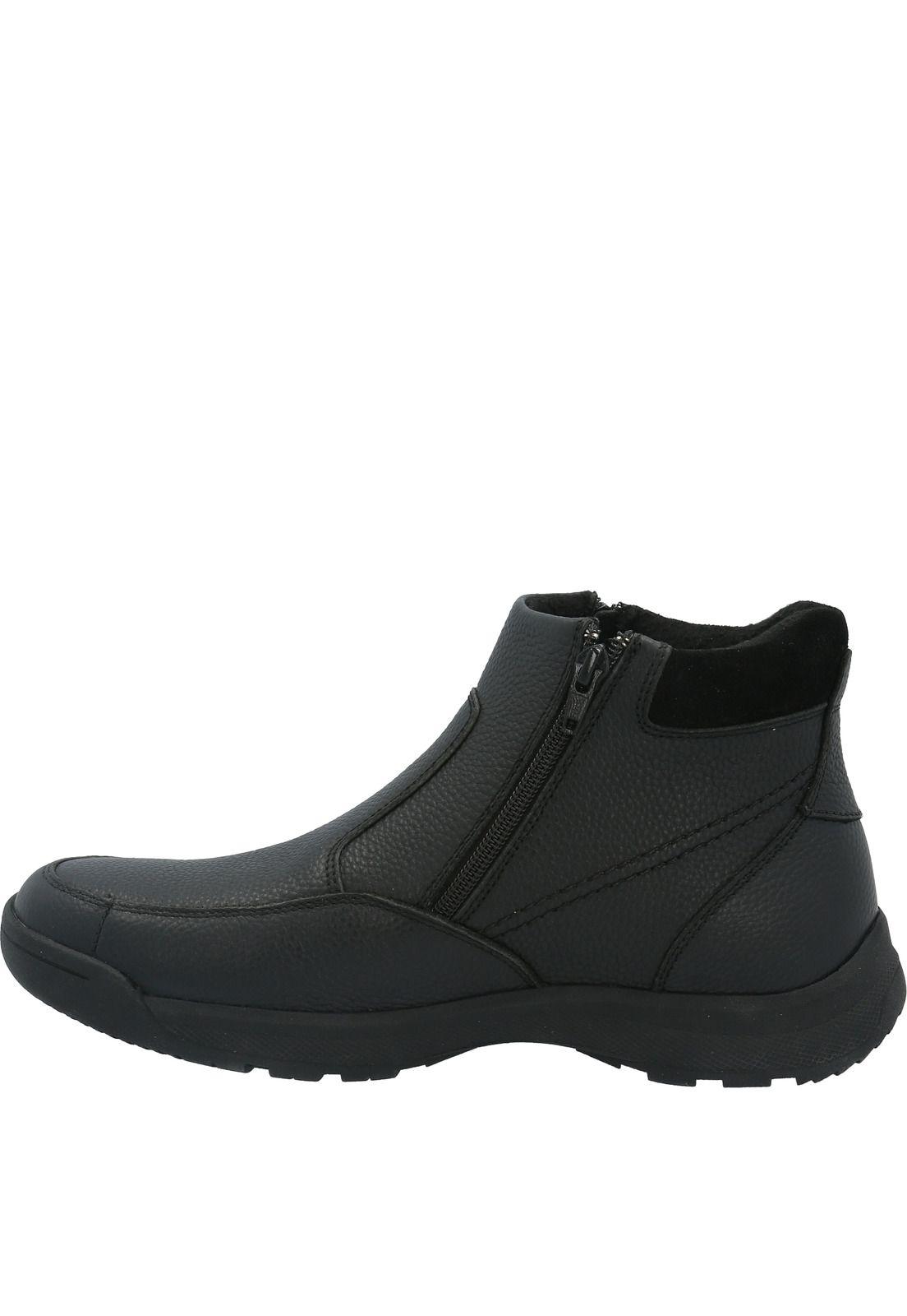 Botin Cuero Hombre Chief Negro-4