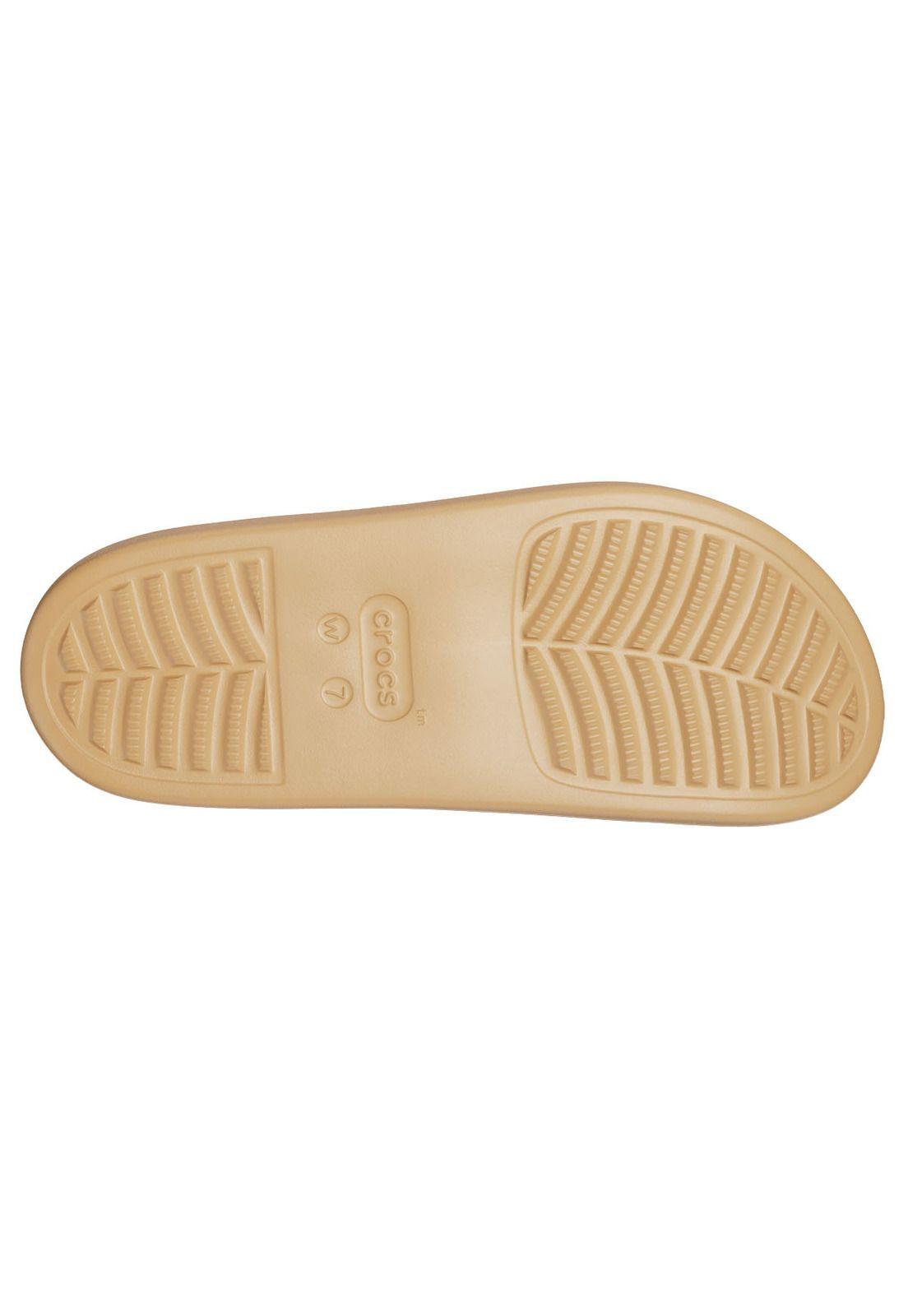 Zueco Crocs Mujer Dylan Platform Beige-5