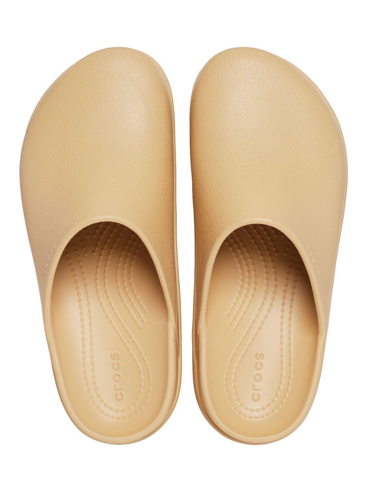 Zueco Crocs Mujer Dylan Platform Beige-4