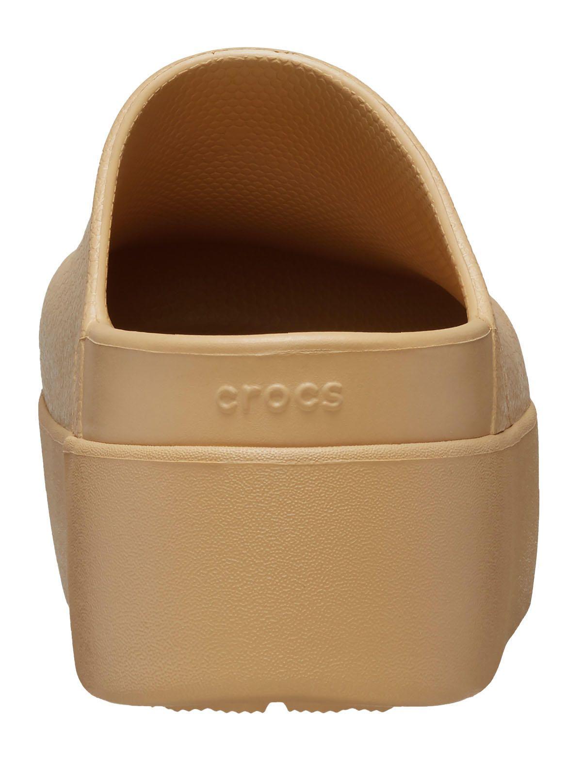 Zueco Crocs Mujer Dylan Platform Beige-7