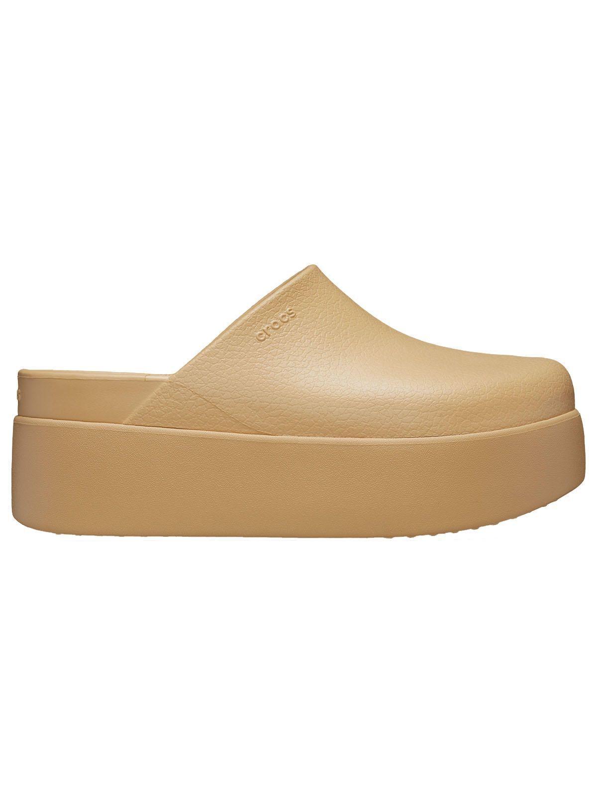 Zueco Crocs Mujer Dylan Platform Beige-0