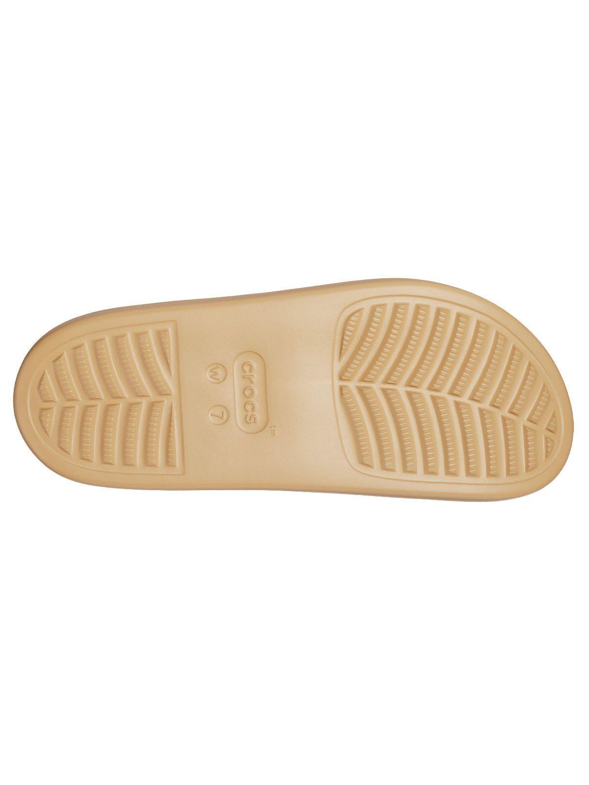 Zueco Crocs Mujer Dylan Platform Beige-5