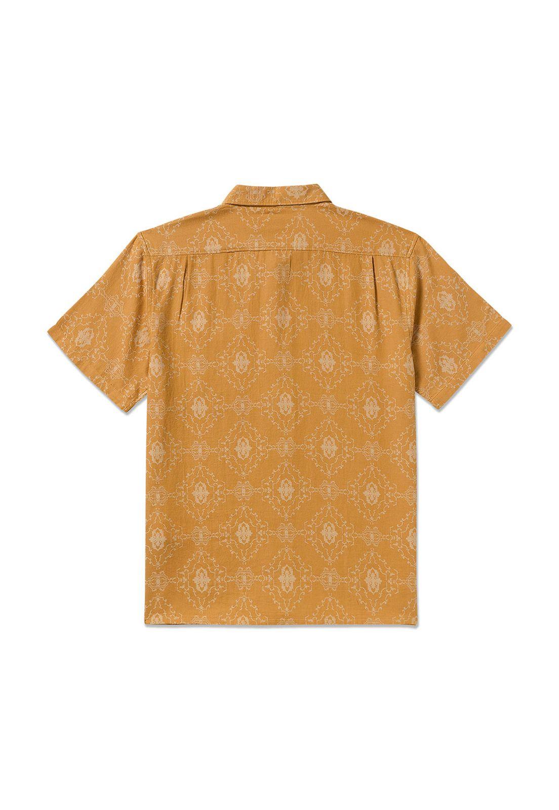Camisa m/c Hombre Sundays jacquard Amarillo-0